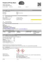 PANDOMO® EP NEW Resin Safety Data Sheet