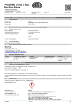 PANDOMO® CC Blue Safety Data Sheet