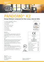 PANDOMO® K2 Product Data Sheets