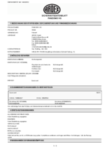 PANDOMO® HG-G Safety Data Sheet