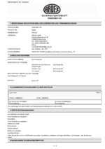 PANDOMO® HG-G Safety Data Sheet