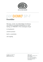 PANDOMO® SP-F