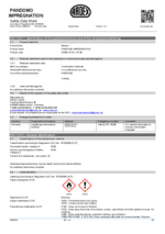 PANDOMO® Impregnation Safety data sheet