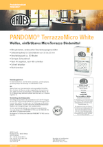 PANDOMO® Micro White Produkt-Datenblatt
