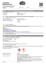 PANDOMO® Impregnation Fiche de données de sécurité