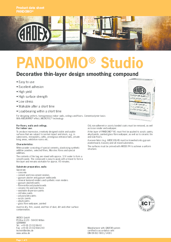 PANDOMO® Studio